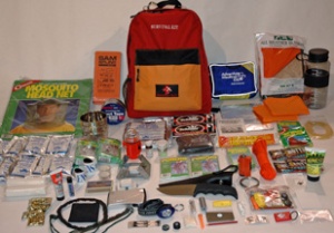 This survival kit sells for $595.95 online. Worthless if you can escape with only the shirt on your back.